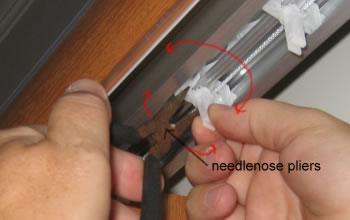 Repair Guide for Vertical Blind Tracks from